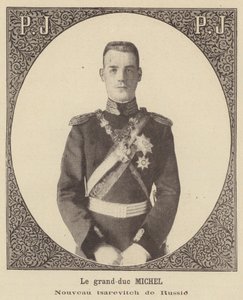 Grand-duc Michel, nouveau tsarévitch de Russie - French School